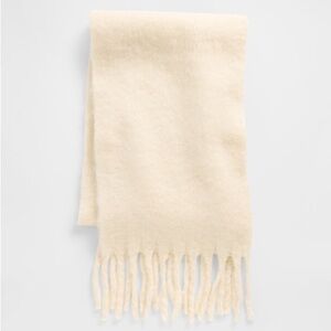 Gap Brushed Fringed Scarf - Ivory beige frost